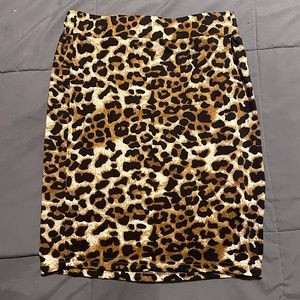 Cheetah Print Skirt